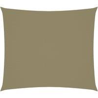 Sunshade Sail Oxford Fabric Rectangular 2.5x3 m Beige