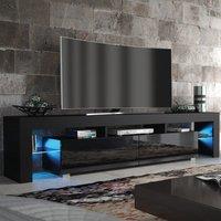 TV Unit 200cm Sideboard Cabinet Cupboard TV Stand Living Room High Gloss Doors