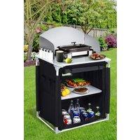 Outdoor Portable Camping BBQ Picnic Kitchen Stand Unit Storage