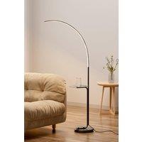 Modern Mable Minimalist LED Arc Floor Lamp with Tray