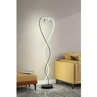 Swirling LED Floor Lamp