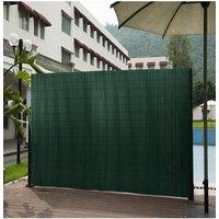 2*3M Green PVC Privacy Decorative Fences