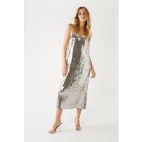 Sequin Cami Midi Dress