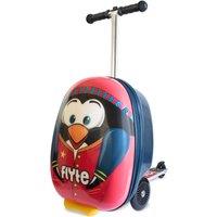 Perry the Penguin 18" Scooter Suitcase Folding Luggage With Wheels