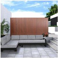 2*3M Brown PVC Privacy Decorative Fences