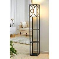 Floor Lamp with Storage Shelf