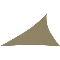 Sunshade Sail Oxford Fabric Triangular 4x5x6.4 m Beige