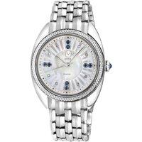 Palermo Diamond , 316L Stainless Steel Case, MOP White Dial, 316L Stainless Steel Bracelet Swiss Quartz Watch