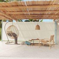 Patio Retractable Side Awning 200x600 cm Cream