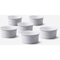 WM Bartleet & Sons Porcelain Ramekin 6.5cm Set of 6 in White