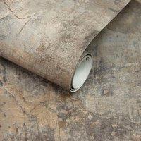 Grandeco Paul Moneypenny Castello Plaster Patina Wallpaper in Medium Beige