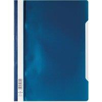 Durable Clear View Project Folder Report File - 50 Pack - A4 Dark Blue | Size: 1 Pack