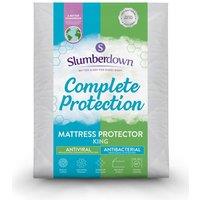 Slumberdown Complete Protection Anti Viral Mattress Protector in White | Size: Double
