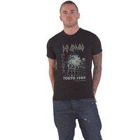 Def Leppard Tokyo Band Logo T-Shirt in Black | Size: XL