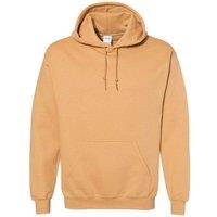 Gildan Heavy Blend Adult Hooded Sweatshirt Hoodie in Gold | Size: Small