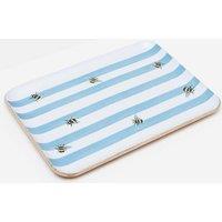 Joules Bee Stripe Small Willow Wood Tray