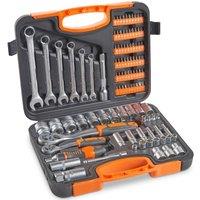 VonHaus 104 Piece Screwdriver Tool Socket Set in Grey