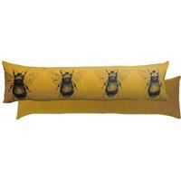 Evans Lichfield Gold Bee Velvet Printed Draught Excluder