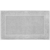 CHRISTY 'Supreme' Luxury 100% Cotton Towelling Bath Mats in Silver