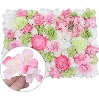 Neel Blue Artificial Flower Wall Panel Decorative Wedding Photography Backdrop