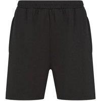 Finden & Hales Men's Knitted Pocket Shorts in Black | Size: Large