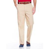 Chums Men's Stain & Water-Resistant Cotton Chino Trousers in Light Sand | Size: 42S