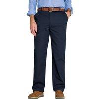 Chums Men's Stain & Water-Resistant Cotton Chino Trousers in Navy | Size: 44R