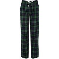 Skinni Fit Women's Skinnifit Tartan Lounge Pants in Mid Navy | Size: Large