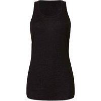 Bella + Canvas Women's Flowy Racerback Tank Top in Black | Size: 8