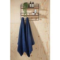 CHRISTY 'Brixton' Luxury Textured 100% Cotton Towels in Midnight | Size: Bath Sheet