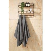 CHRISTY 'Brixton' Luxury Textured 100% Cotton Towels in Light Grey | Size: Bath Sheet