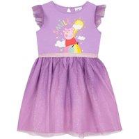 Peppa Pig Girl's Party Dress in Purple | Size: 2-3 Years