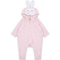 Larkwood Rabbit Jumpsuit in Pink | Size: 18-24 m