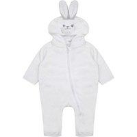 Larkwood Rabbit Jumpsuit in White | Size: 18-24 m