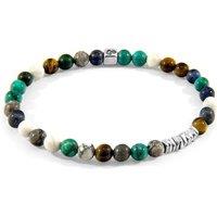 ANCHOR & CREW Men's Atrato Silver & Stone Bracelet | Size: 19 cm