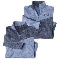 Brushed Fleece Jumper Pack of 2