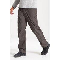 Craghoppers Men's 'Kiwi Classic' Water Repellent Walking Trousers with Insect & UV Protection in Dark Green | Size: 40R