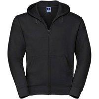 Russell Men's Authentic Full Zip Hoodie in Black | Size: 2XL