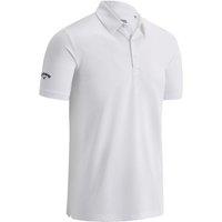 Callaway Men's Swing Tech Solid Colour Polo Shirt in White | Size: Medium
