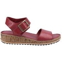 Hush Puppies Women's Ellie' Sandal in Dark Red | Size: 3