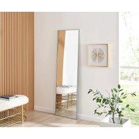 FurnitureboxUK Emma Full Length Extra Large 170x50cm Framed Rectangular Vertical Living Room Hallway Wall Mirror in Silver | Size: 170x50 cm