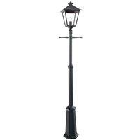 Netlighting Turin Grande 1 Light Outdoor Post Signal Lantern Black IP54 E27