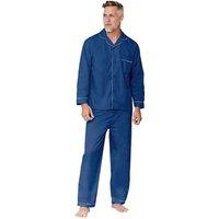 Tootal Men's Champion Plain Cotton-Blend Pyjamas in Navy | Size: Medium