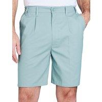 Chums Men's Stain & Water Resistant Coated Cotton Shorts in Mint | Size: 40
