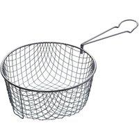 KitchenCraft Frying Basket 18.5cm (7"), Tagged in Mid Grey
