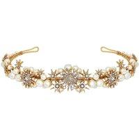 Gold Star And Pearl Tiara - Gift Pouch