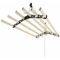 Monstershop Clothing Airer Ceiling Pulley - Black - 1.5m