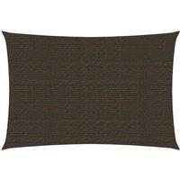 Sunshade Sail 160 g/m Brown 2x4.5 m HDPE