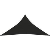 Berkfield Home Sunshade Sail 160 g/m Black 5x6x6 m HDPE