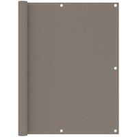 Balcony Screen Taupe 120x400 cm Oxford Fabric